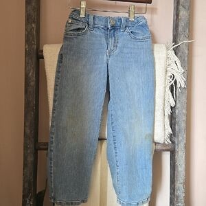 Jumping Beans Blue Jeans with Leather Patch